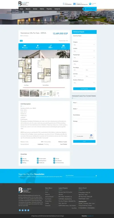 صفحة عرض عقار