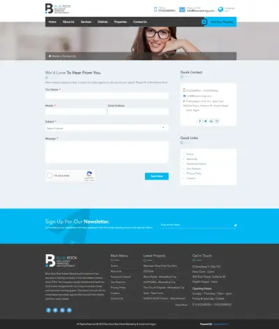 صفحة اتصل بنا